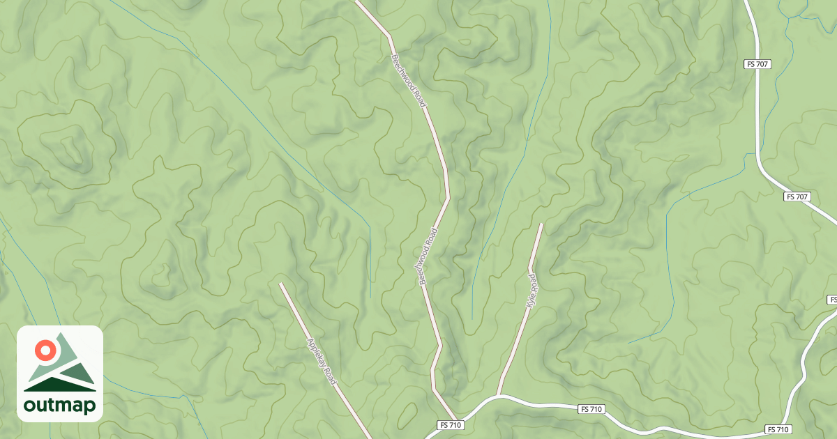 Map of BEECHWOOD