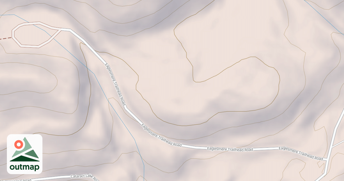 Map of EAGLESMERE TRAILHEAD