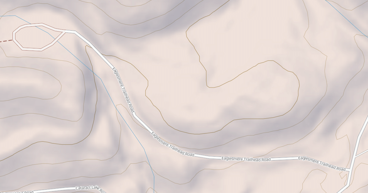 Map preview of EAGLESMERE TRAILHEAD