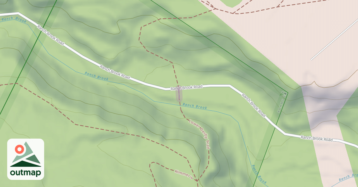 Map of Lower Derby Trail
