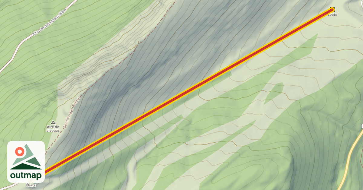 Map of Ébats