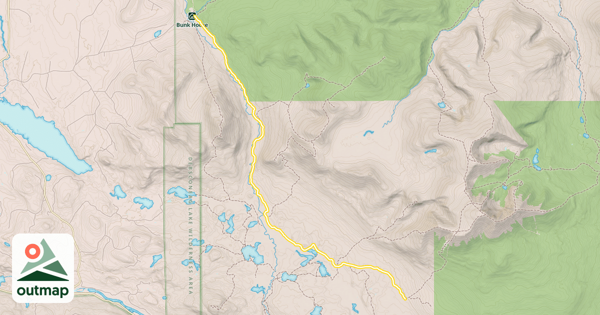Map of Park Tote Road