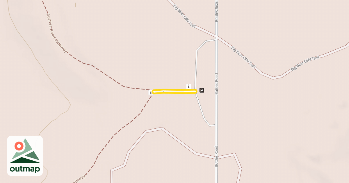 Map of Buttles Road Pathway