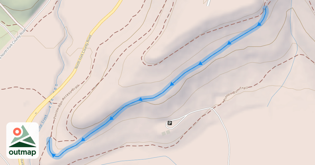 Map of Juniper Rush Trail