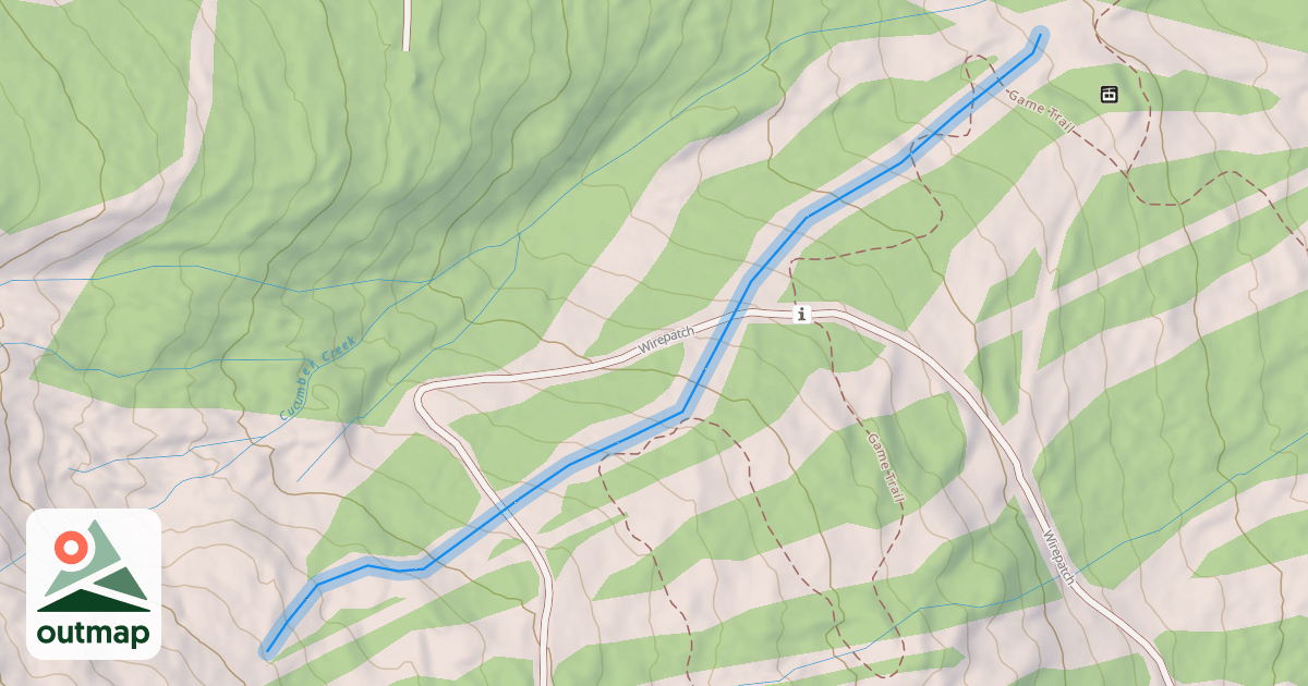 Map of Angels Rest