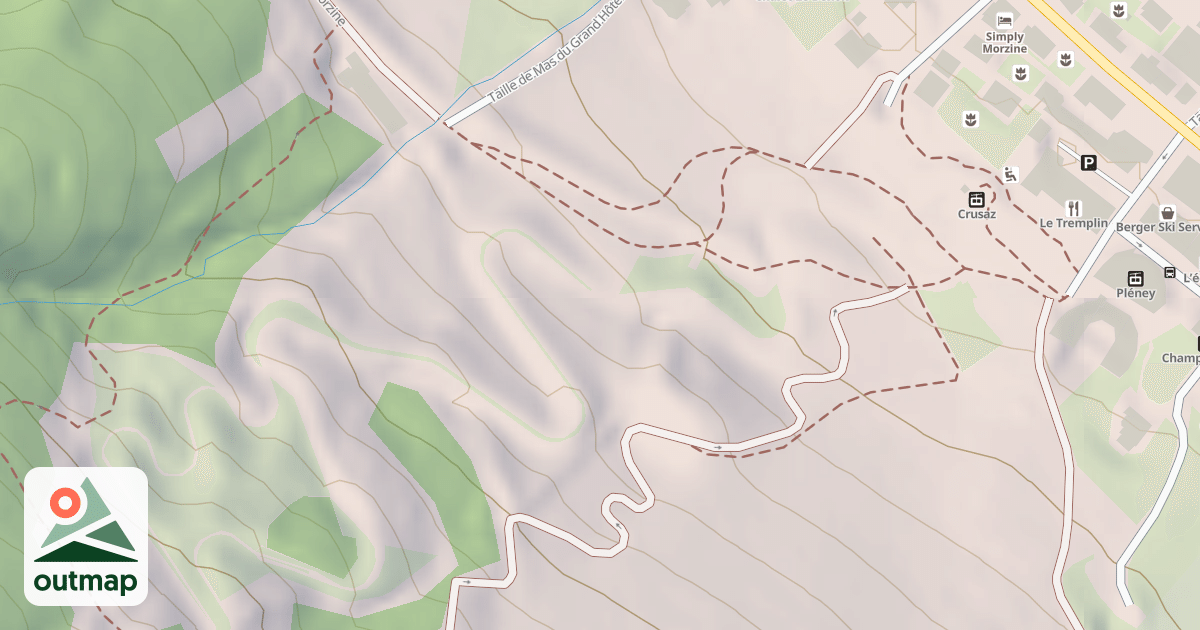 Map of Luge d'été