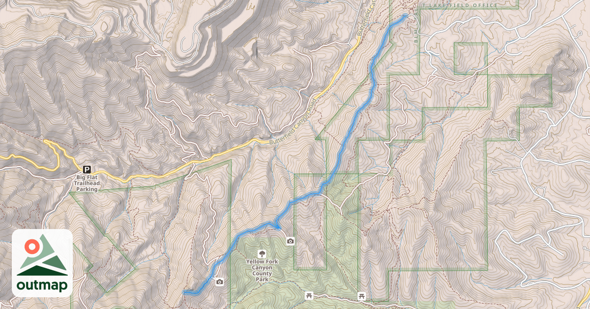 Map of Bonneville Shoreline Trail - Rose Ridge Section