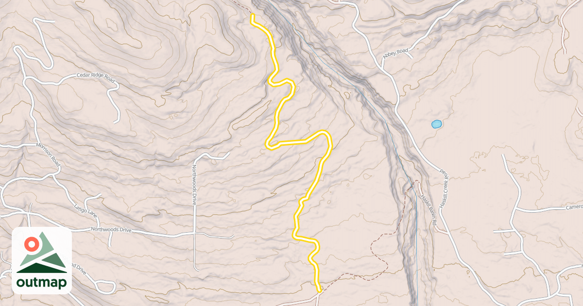 Map of Haskill Highway / Old Turn Around