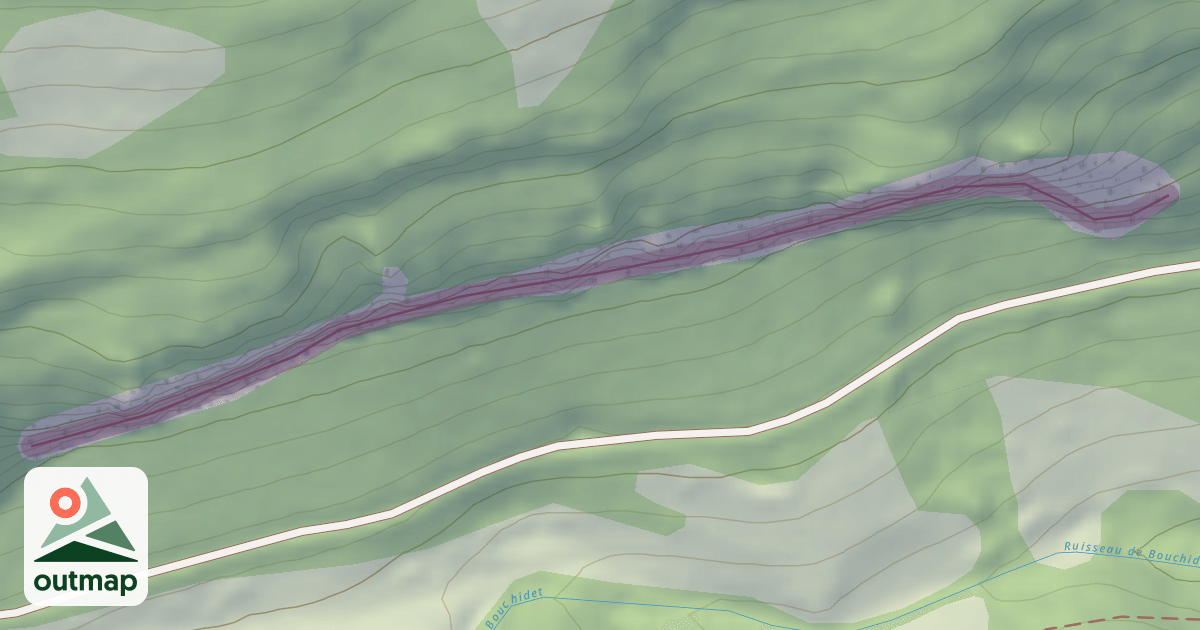 Map of Suber Pène