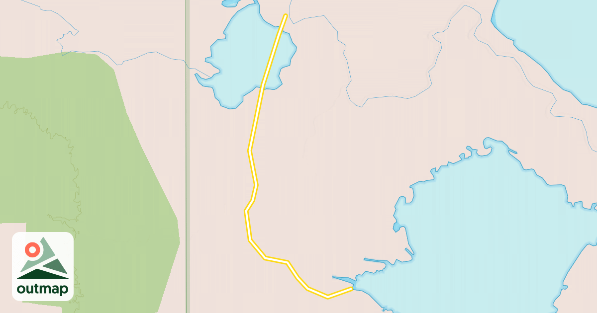 Map of Gull Lake