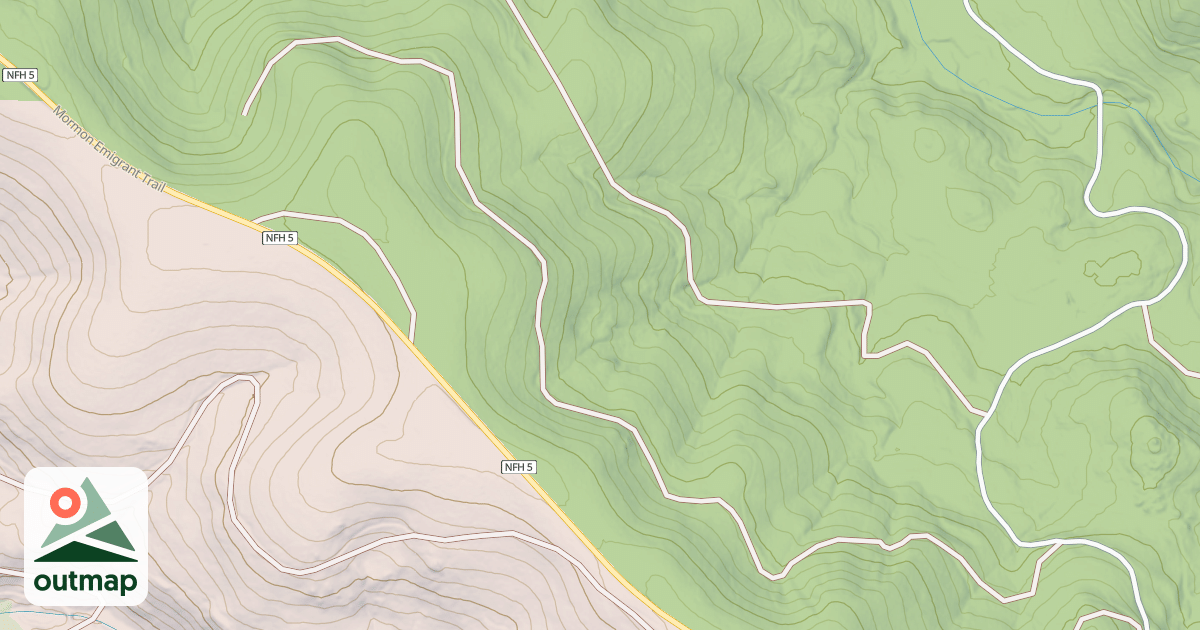 Map of ALDER TIE