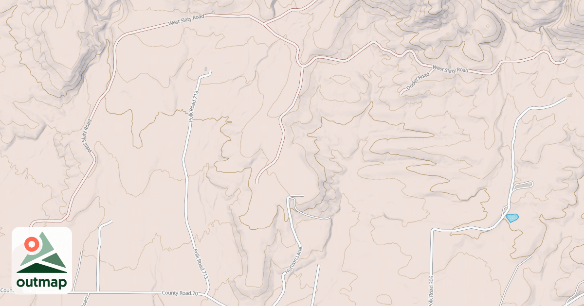 Map of WEST SLATY