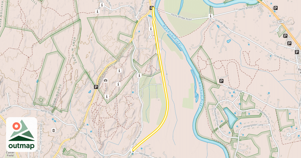 Map of Ice Line Trail