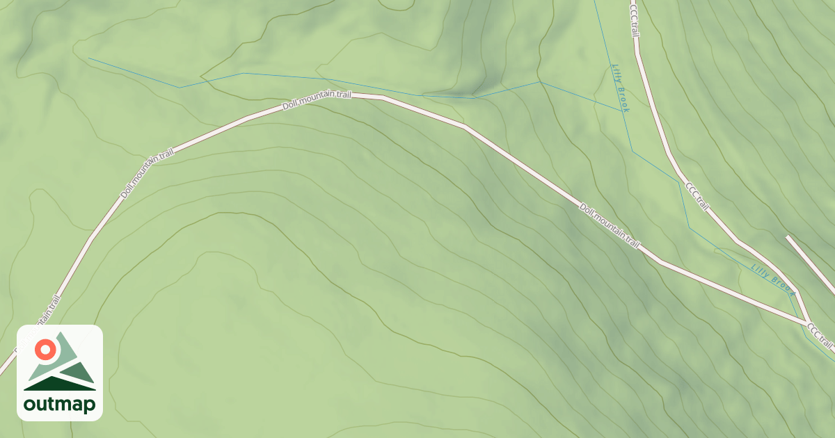 Map of Doll Mountain Trail