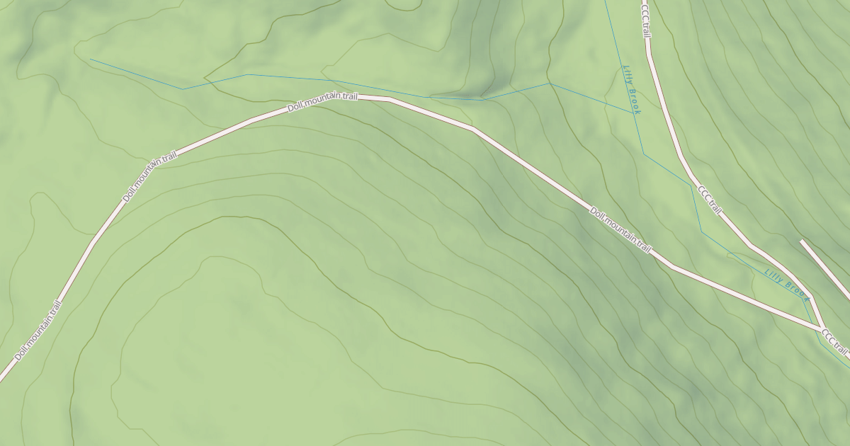 Map preview of Doll Mountain Trail