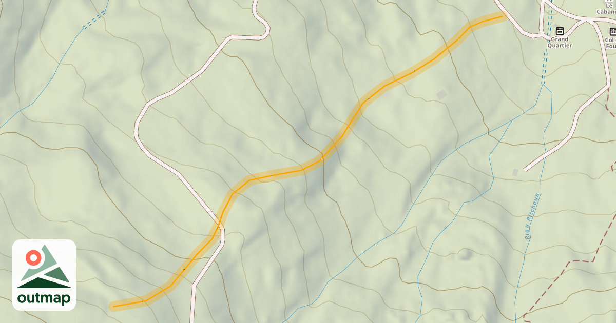 Map of Grand Quartier Hors Piste