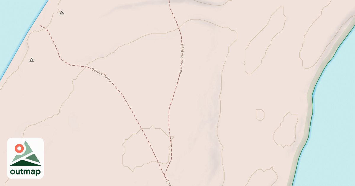 Map of Fawn Lake Trail