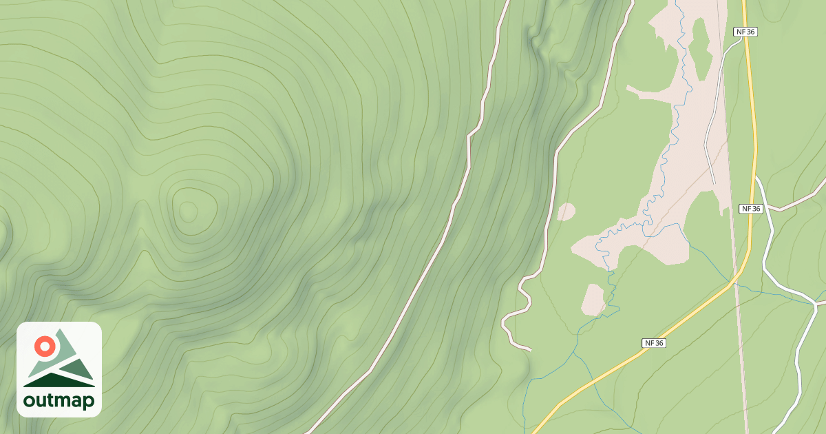 Map of DAVIS CREEK A