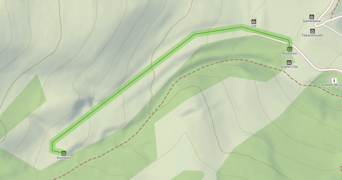 Map preview of Le ruisseau