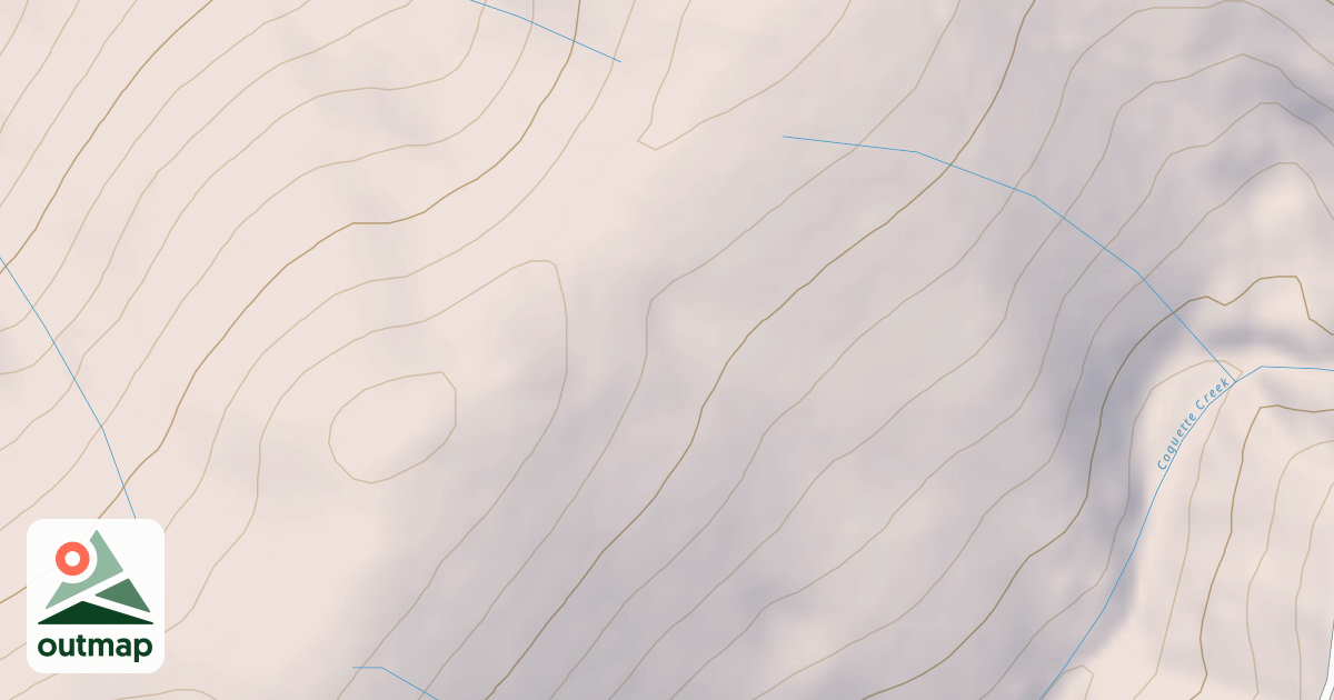 Map of COQUETTE SPUR A