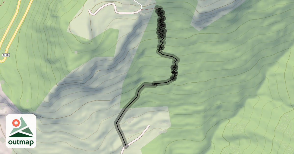 Map of Chemin Rural de Saint-Martin du Var à la Roquette sur Var