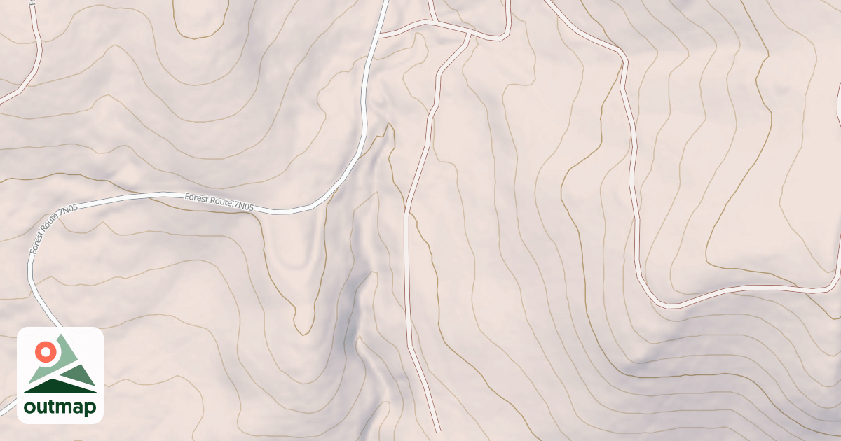 Map of USFS Motor Vehicle Use Map Trails 330139010602