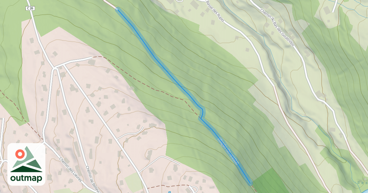 Map of Single du costet