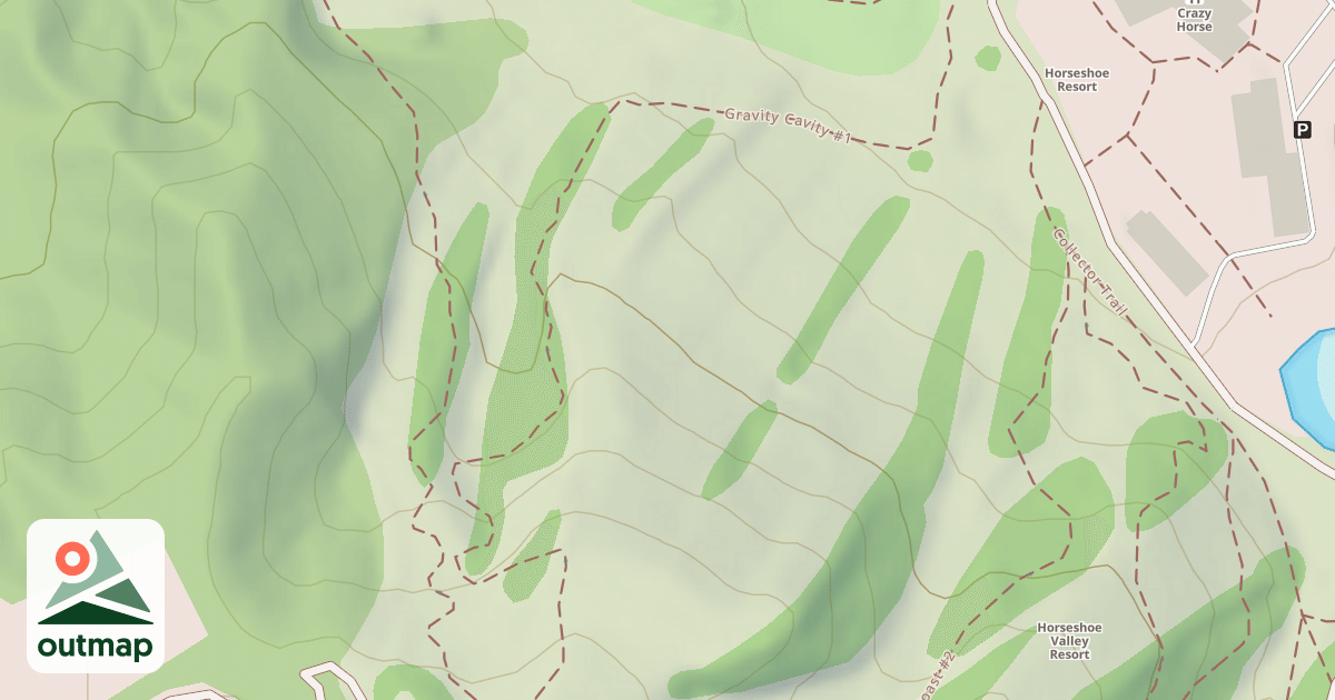 Map of Horsefly Hop