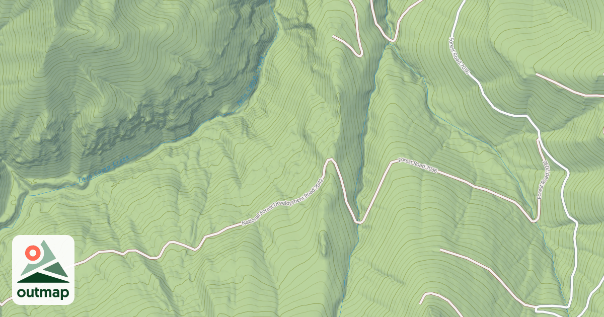 Map of GREEN DIVIDE