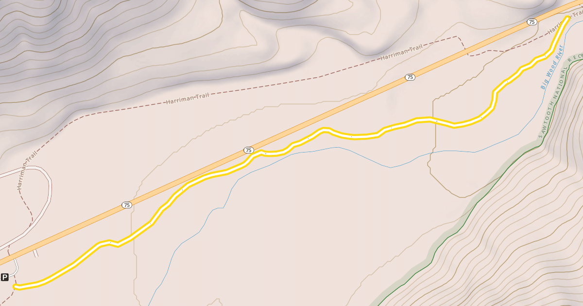 Map preview of SNRA to Frostbite Flats