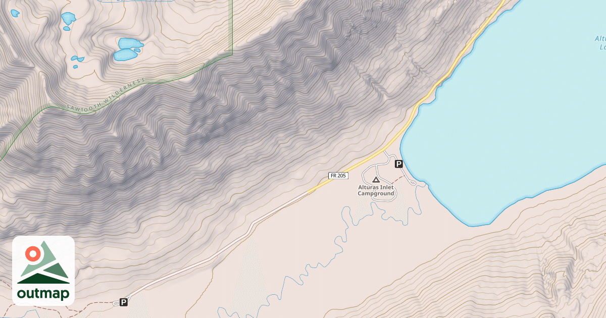 Map of ALTURAS LAKE CR