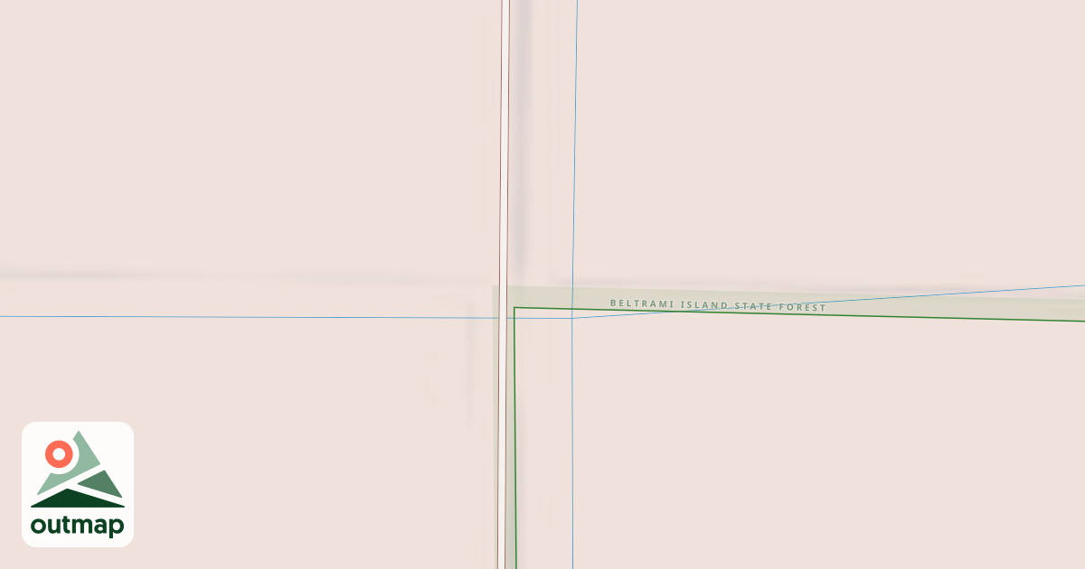 Map of Fourtown-Grygla Trail System