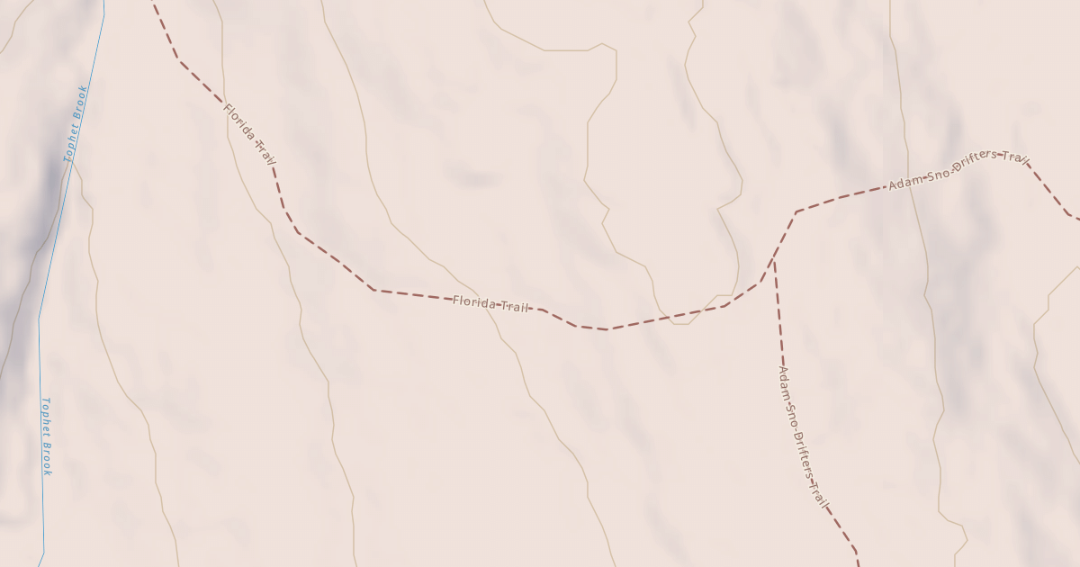 Map preview of Florida Trail