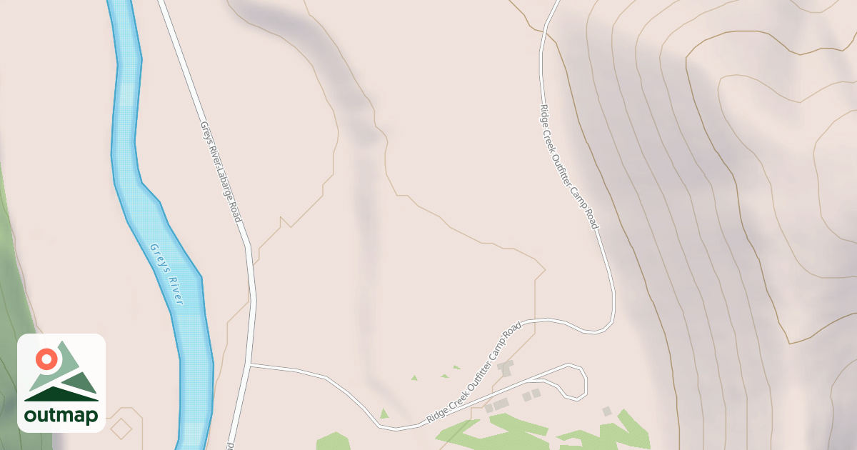 Map of RIDGE CREEK OUTFITTER CAMP