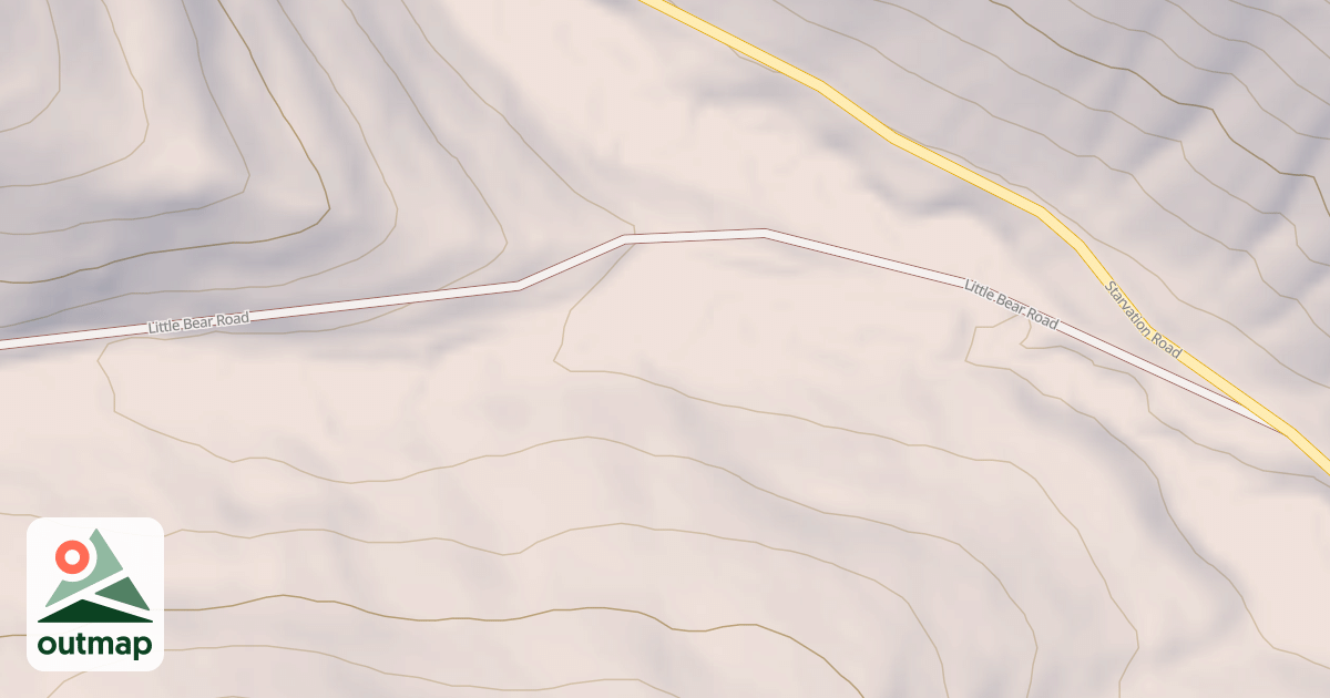 Map of FISH CREEK RIDGE