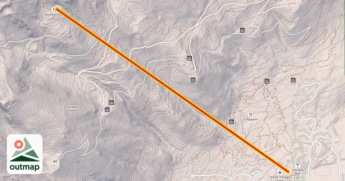 Map of Bridger Gondola
