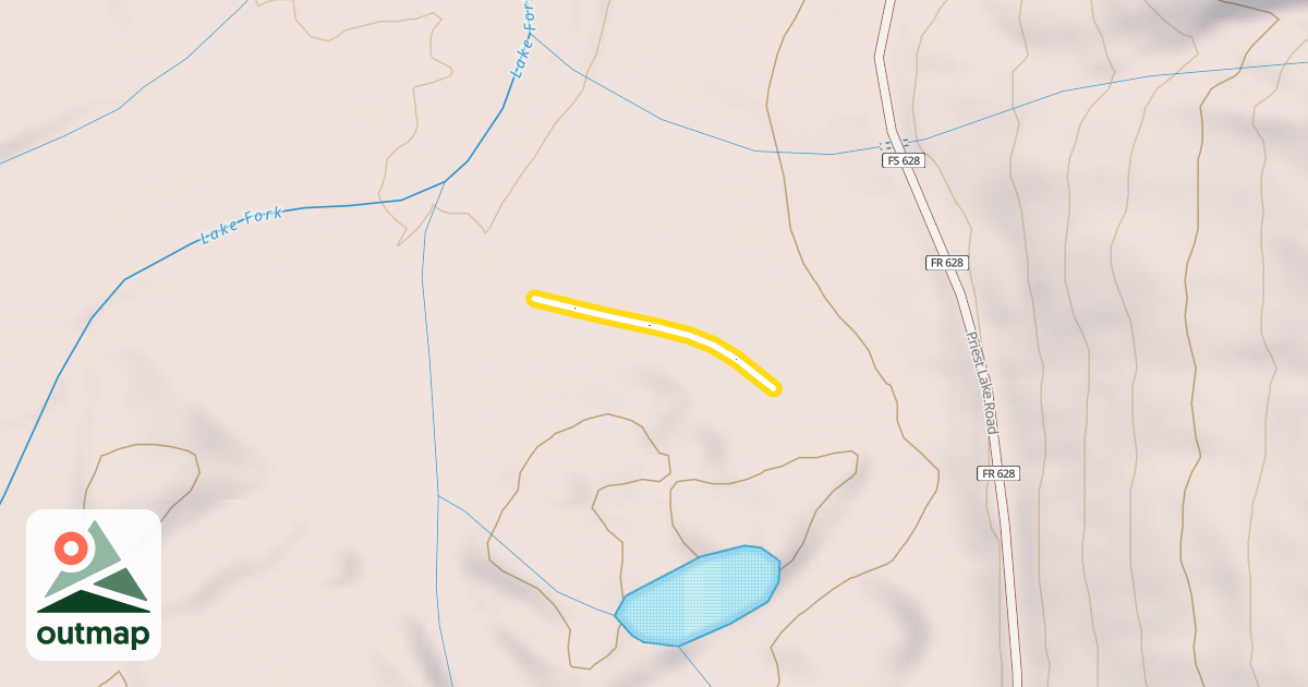 Map of Middle Meadow Loops