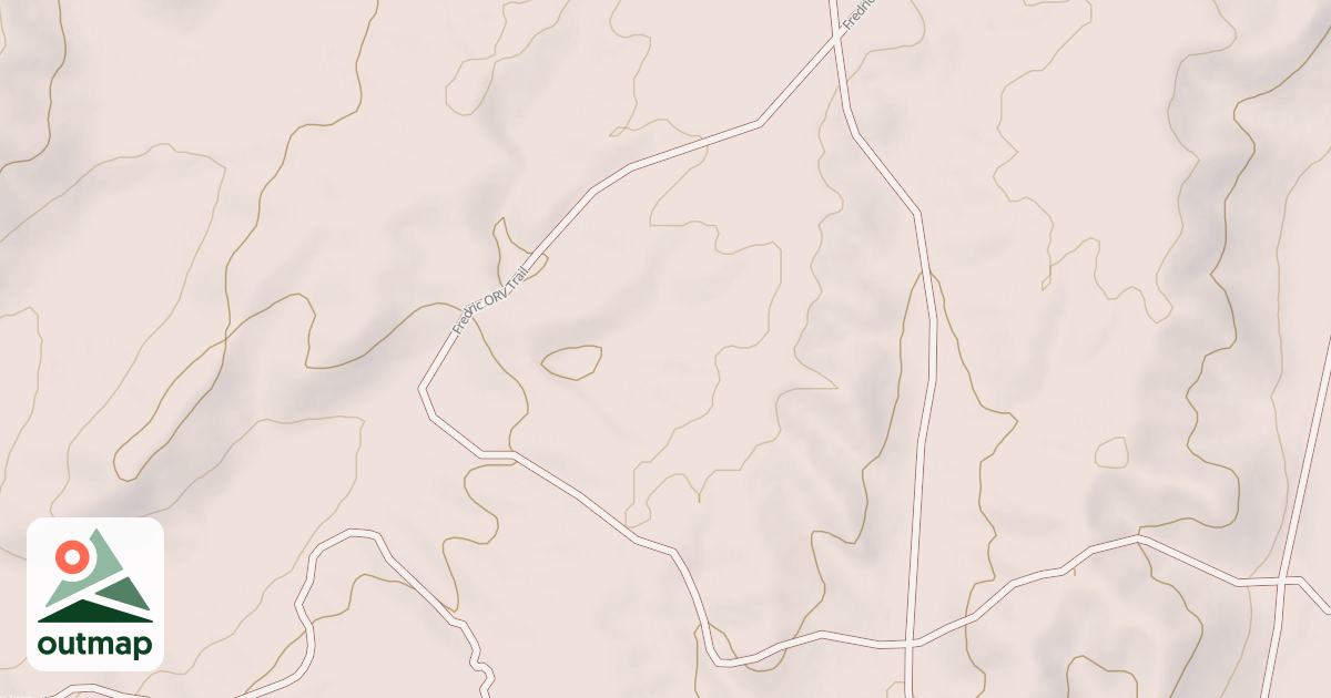 Map of Frederic Trail