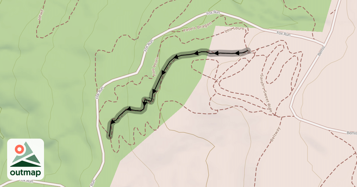 Map of Sean's Showdown