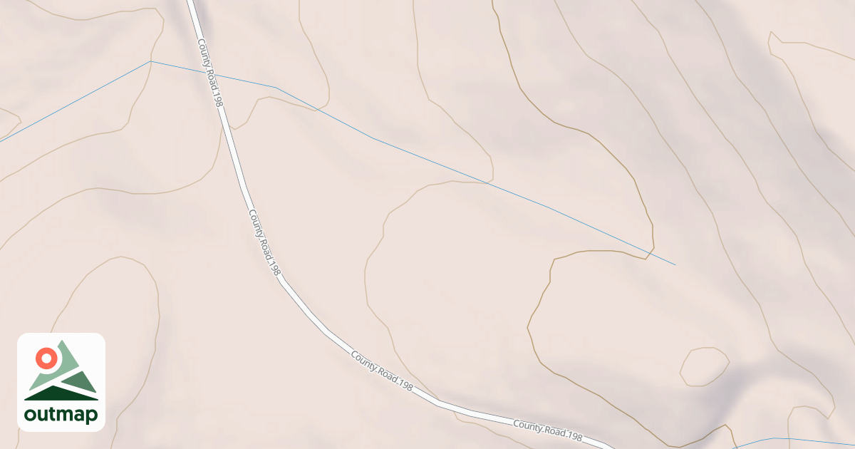 Map of HUNTER RIDGE SPUR