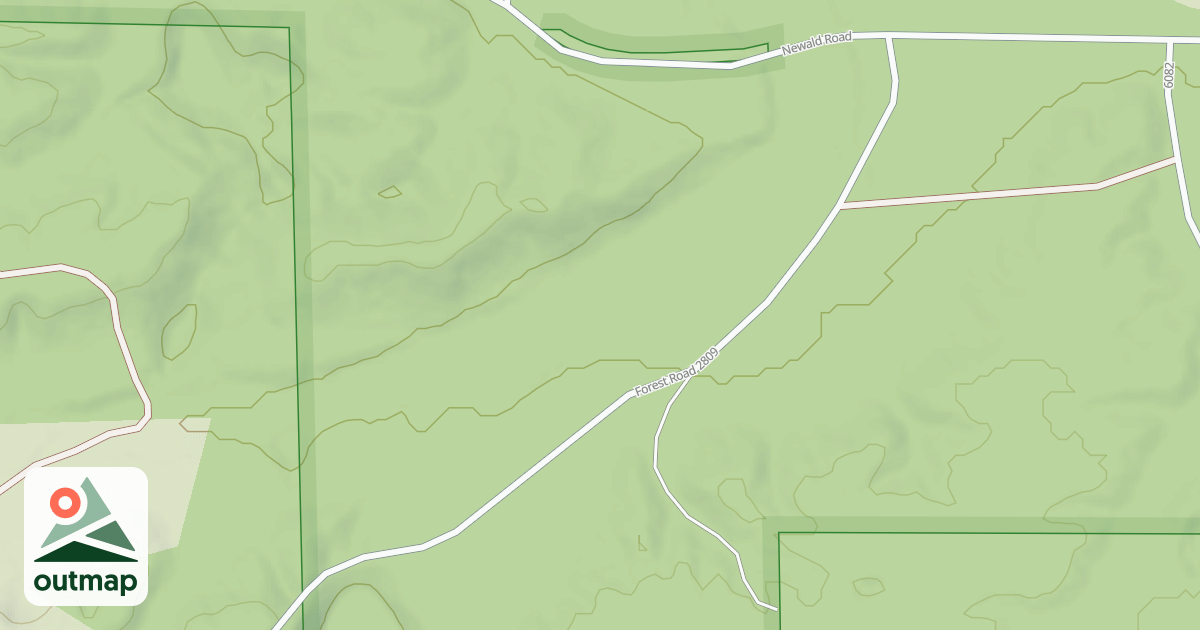 Map of MUD LAKE ROAD