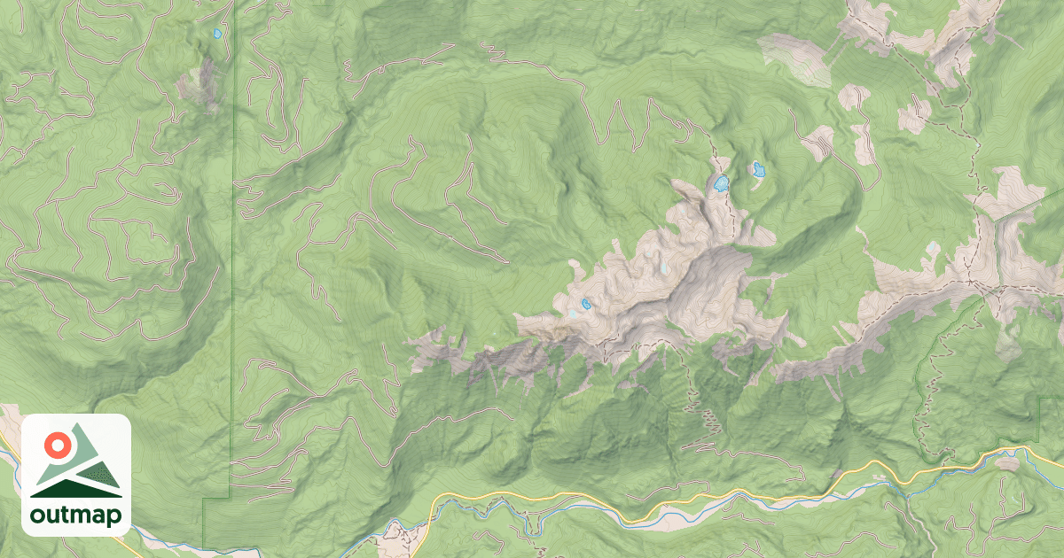 Map of Canyon Creek Snowmobile 31