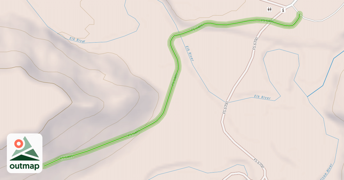 Map of FS 6405