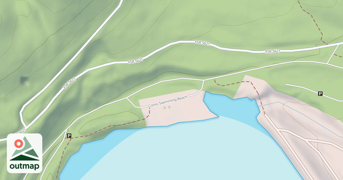 Map of (FDR) LAKE COMO SWIM BEACH