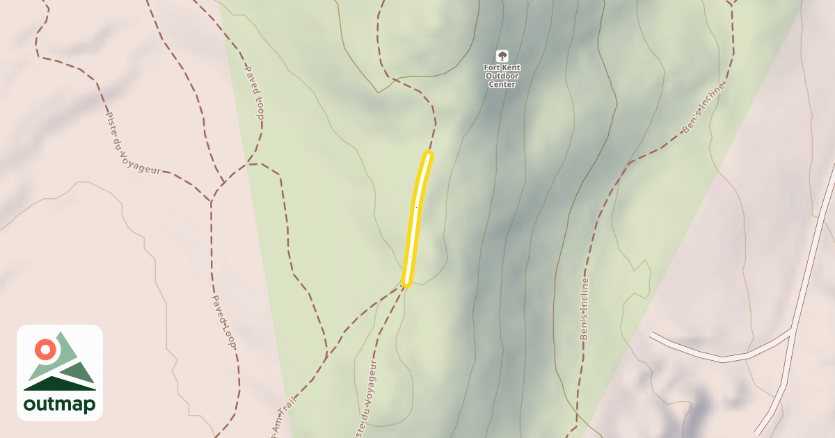 Map of Piste du Voyageur