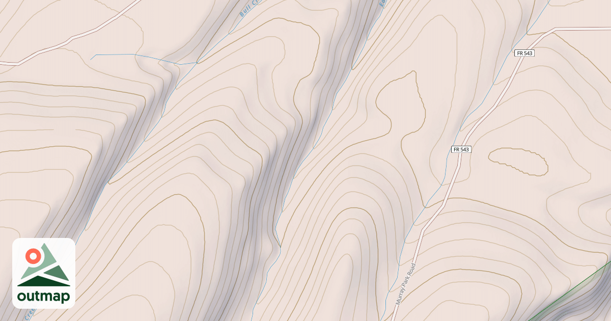 Map of USFS Motor Vehicle Use Map Trails 5441