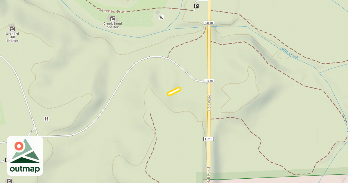Map of Webster Park Ski Trail