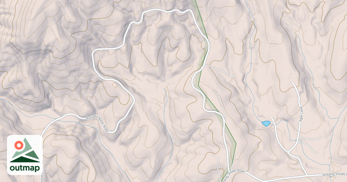 Map of BUZZARD ROOST