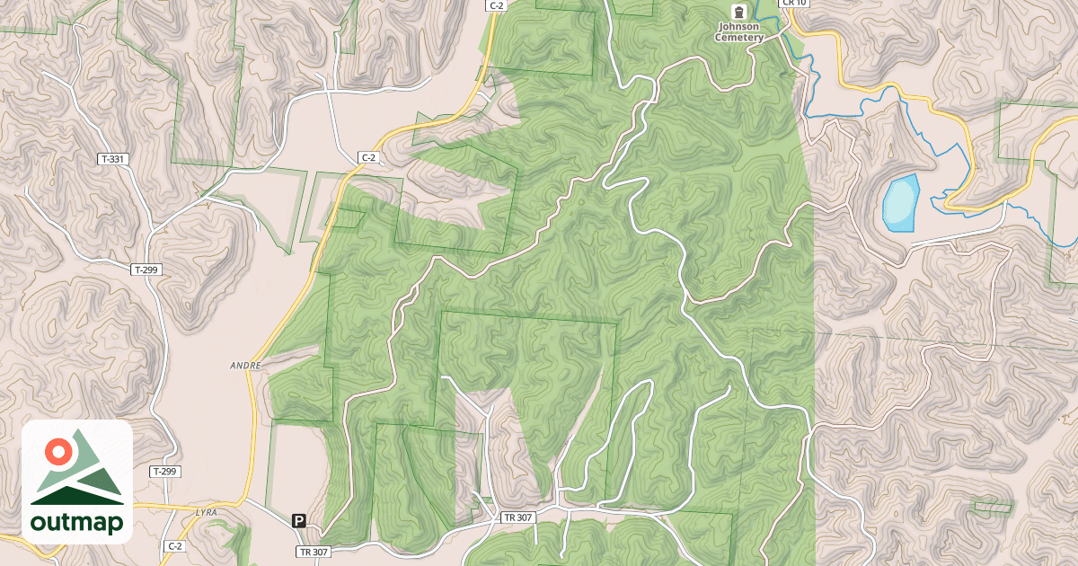 Map of Lyra Trail