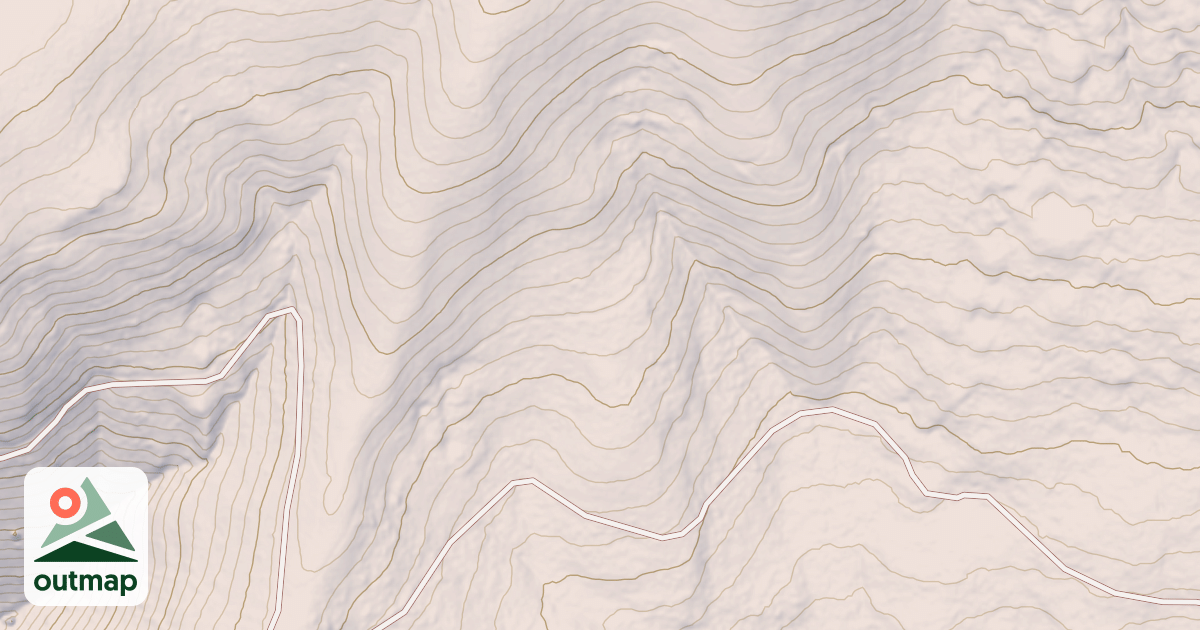 Map of DAVIES CREEK SPUR